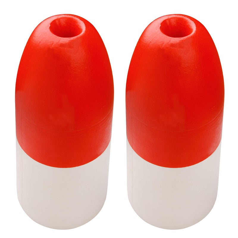 Shaddock Fishing Crab Fishing Trap Floats Buoy - Kayak Outrigger Stabilizer Crab Pot Markers 5x11 6x14 7x14 inch Red/White - Image 1